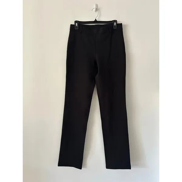 Quince Ultra-Stretch Ponte Straight Leg Pants Black Size M - Image 4