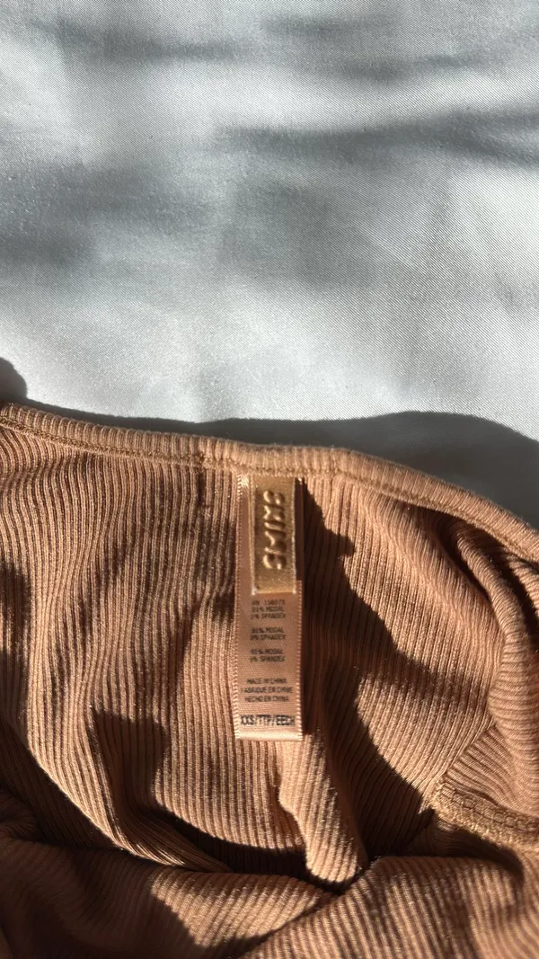 SKIMS Soft Lounge Slip Dress Long Camel - Image 3