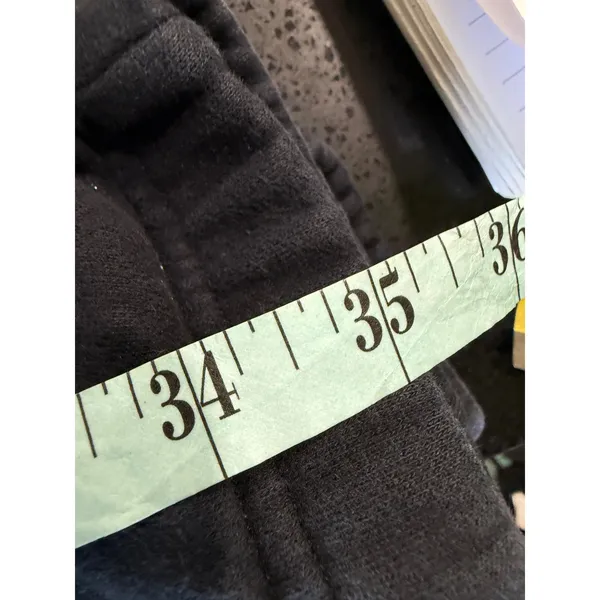Tna Aritzia Womens Black Fleece Jogger Sweatpants Mid Rise Drawstring Size M - Image 7