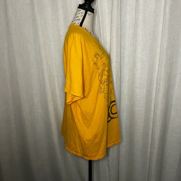 Ripple Junction Yellow XL Graphic Naruto Men’s T-Shirt - Image 2