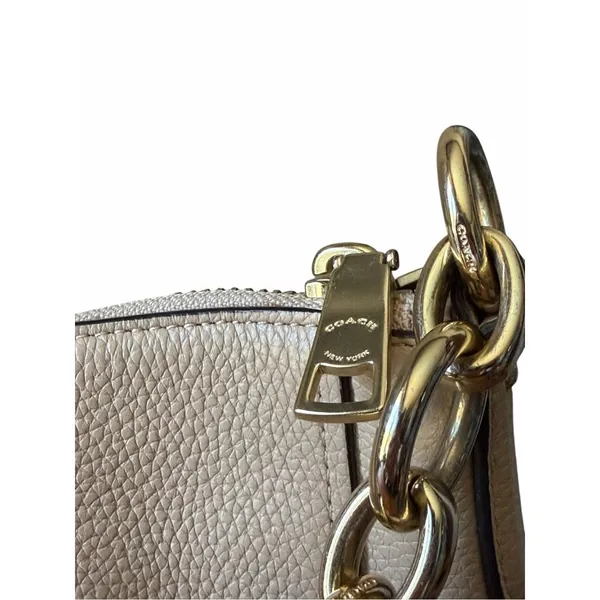 Coach Chelsea Hobo 32 Beechwood Pebbled Leather Shoulder Crossbody Bag - Image 13