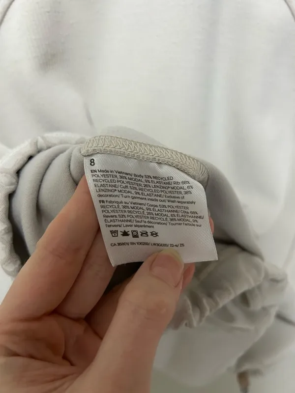 Lululemon Brushed Softstreme Half Zip Sweatshirt Size 8 Loungewear Comfy - Image 6