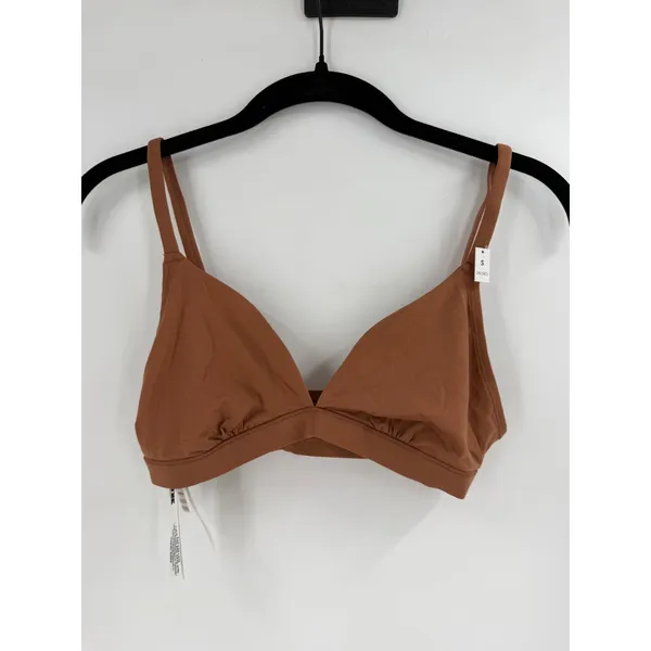 NWT PINK Victoria's Secret Bra Bralette Womens‎ Small Brown Unlined No Wire - Image 3