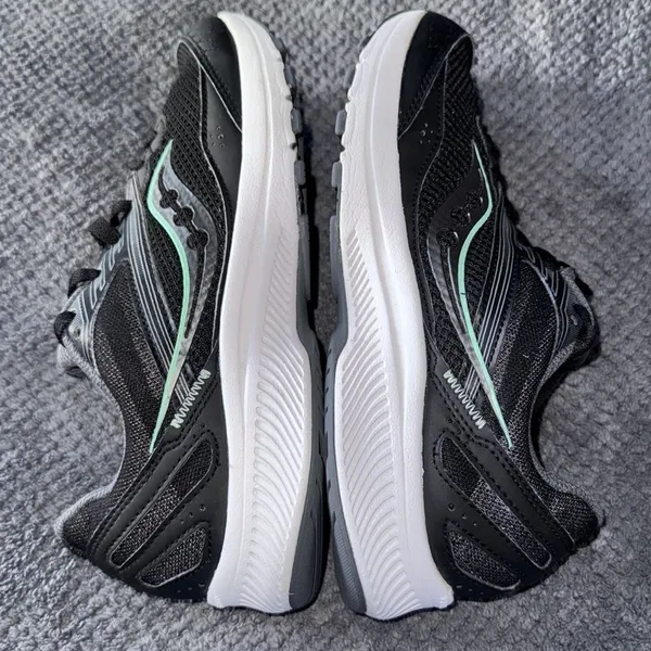 Saucony Cohesion 15 Black Green Women’s Running Shoes Size 8.5 Athletic Versarun - Image 10