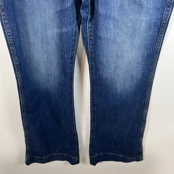 Wrangler Retro Jeans Womens 27x32‎ High Rise Trouser Flared Medium Wash Cowboy - Image 4