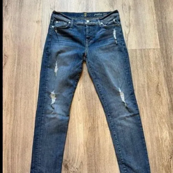 7 For All Mankind Skinny Jeans size 27‎ - Image 6