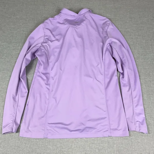 Peter Millar Shirt Womens Large Purple Long Sleeve Collared Golf Polo E4 UPF 50+ - Image 7