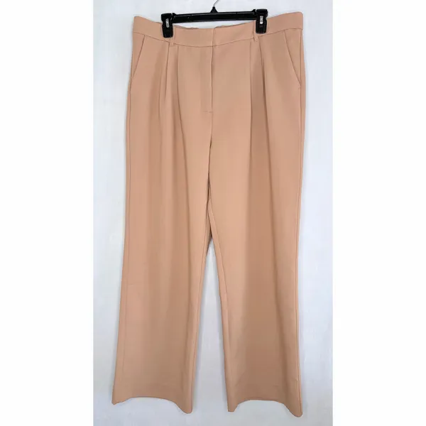 Abercrombie & Fitch Tan Sloane Tailored Wide Leg Pants NWT - Image 4