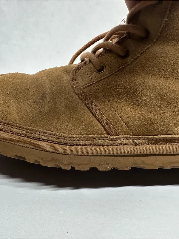 UGG Neumel Hi lace up Winter boots Sz: M8 W9.5 chestnut suede shearling lining. - Image 8