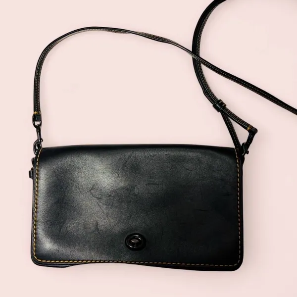Coach Crossbody Bag In Black, Classic/Vintage Style - Image 5