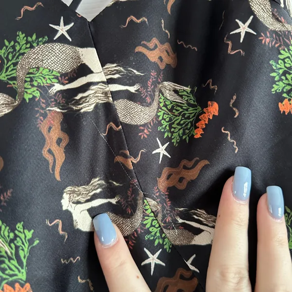 ZARA Satin Mermaid Mini Dress - Image 7