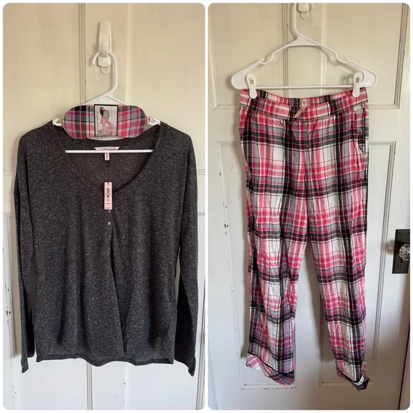 NWT‎ Victoria's Secret The Dreamer Henley pajama set with eye mask - Image 2