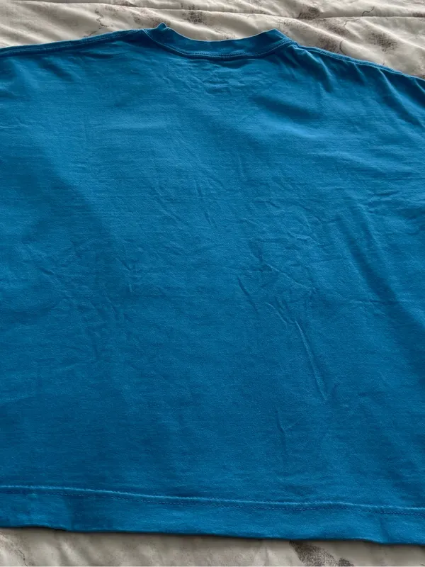 Standard Cloth Royal Blue 100% cotton embroidered logo Crewneck t-shirt, size M - Image 9