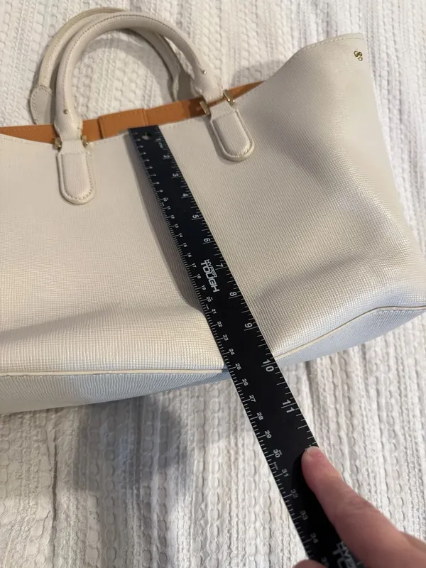 ZARA Faux Leather Shoulder Bag/Tote - Image 9