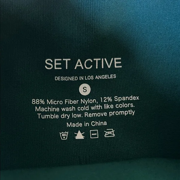 Set Active Sculptflex® Bike Shorts - Mojito Size Small - Image 6