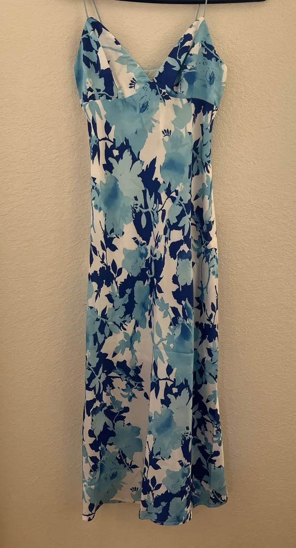 Hello Molly Atlantis Lost Midi Dress Blue - Image 4