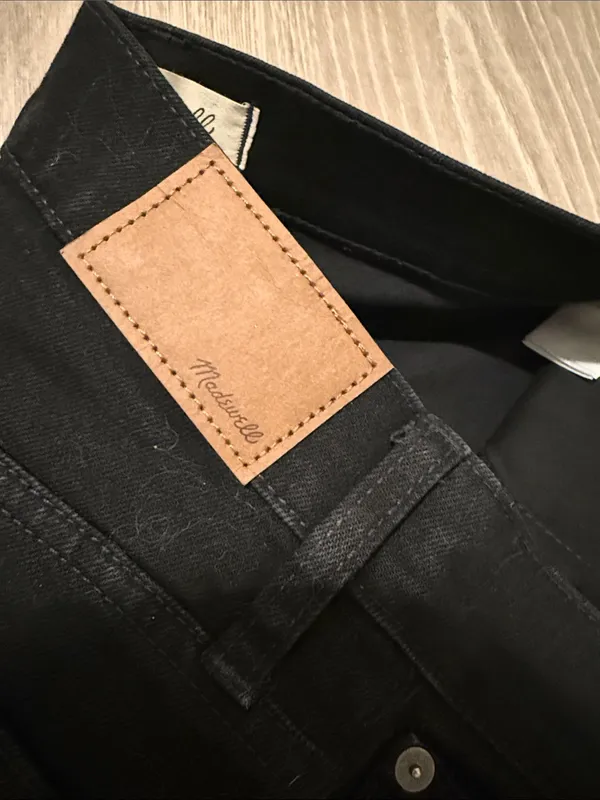 Madewell the perfect vintage flare Jean black size 28 - Image 6