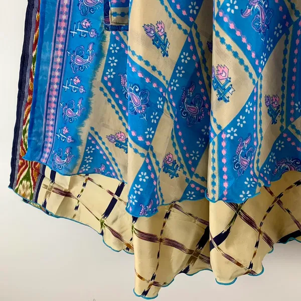 Reversible Maxi Wrap Skirt BINS304 - Image 3