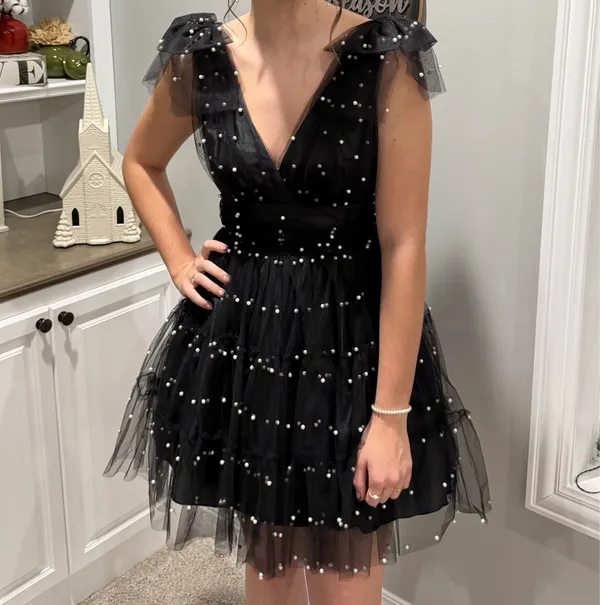 B. Darlin Black Pearl Homecoming Dress - Image 3