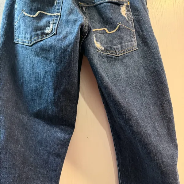 Seven For All Mankind Josefina Distressed Boyfriend Jeans Size 29 - Image 5