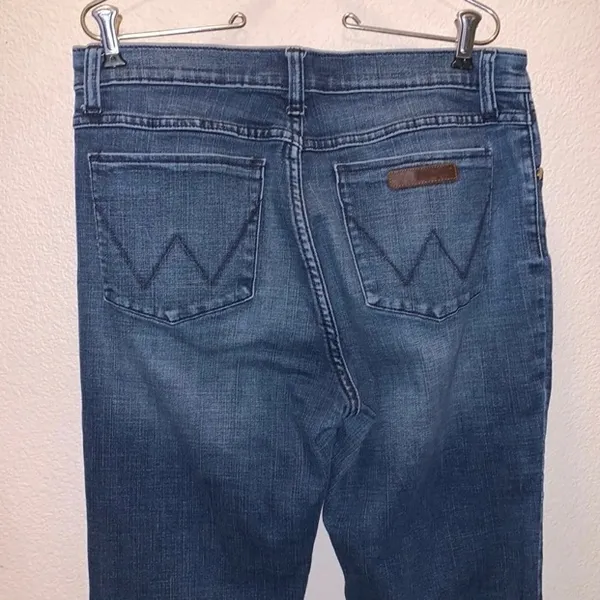 Wrangler Flare Jeans Woman’s 9/11X32 Western Blue Denim - Image 6