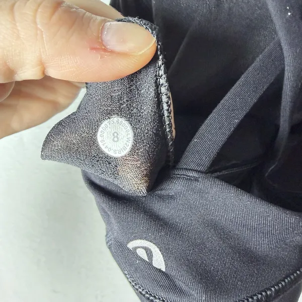 Lululemon Free To Be Serene Bra Long Line Bra Black Women's Size 8 - Image 5