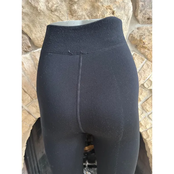 Wander Hot Totties Fleece Lined Black Legging Joggers Women’s Size Large - Image 4