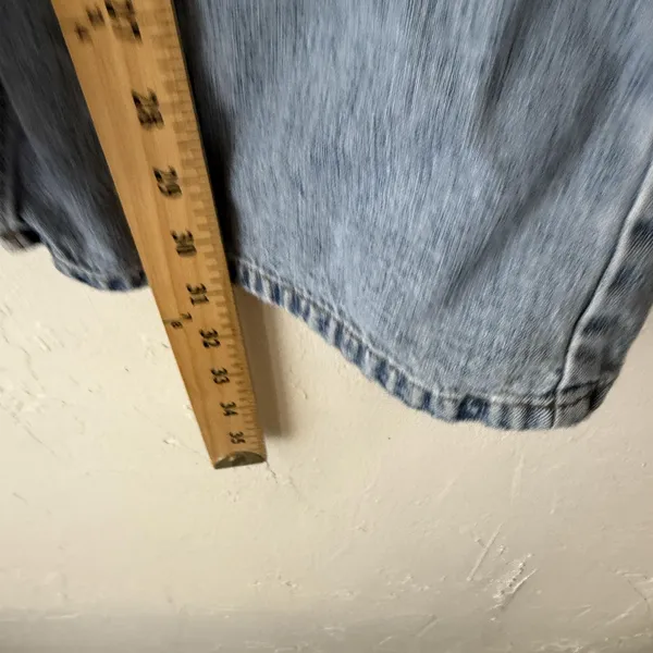 BKE Denim Jeans‎ Y2k 27x33.5 Long Blue Bootcut Casual Distressed 100% Cotton - Image 8
