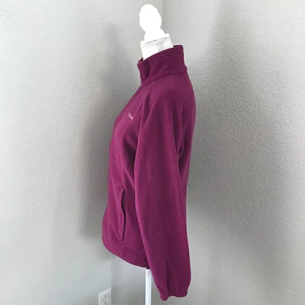Columbia Women’s Full Zip Fleece Jacket Medium - Image 3