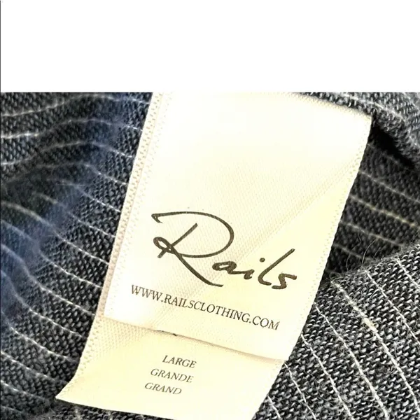 Rails Juliette Salem stripe blue linen mini dress - Image 11