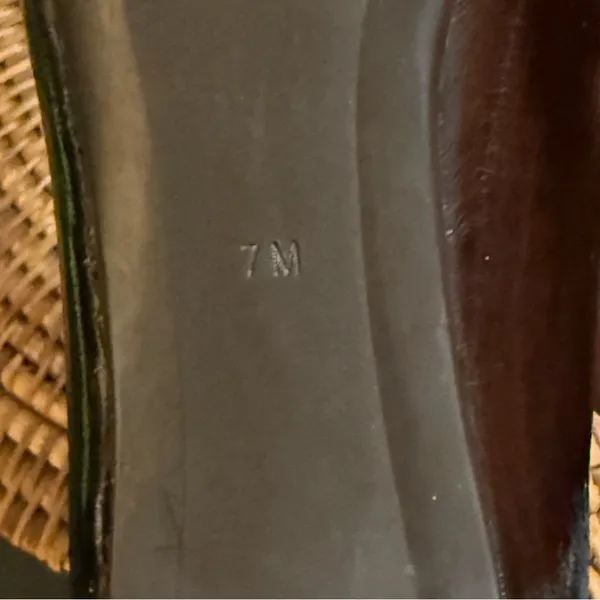Vaneli‎ Dark Brown Leather Heels Size 7 - Image 11