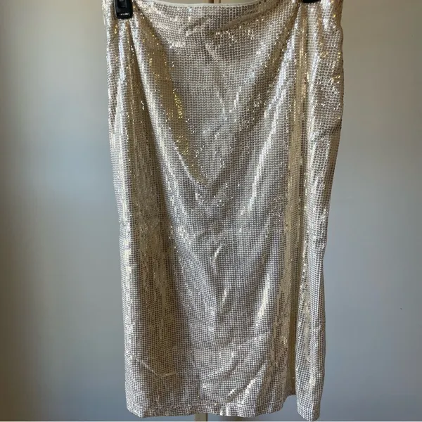 Time and Tru Sequin‎ Skirt Women's Small - Image 5