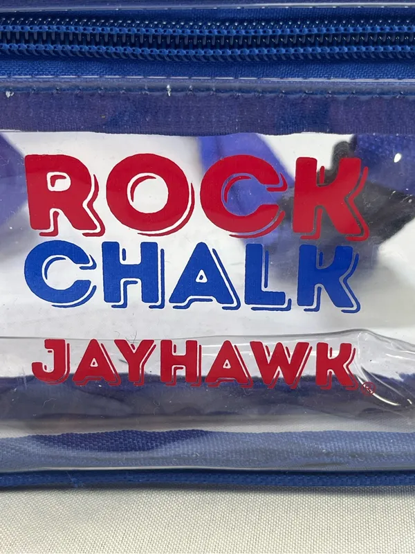 Kansas Jayhawks Clear Fanny Pack Wendy's Promo Stadium Approved Waist Bag - Image 2