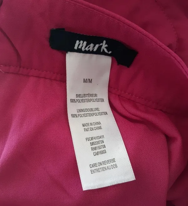 Mark Women's Medium Pink Capris Pants Lined - Image 6