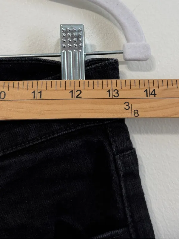 FAVORITE DAUGHTER The Vivi Straight Jeans in Kingsley Black Size 26 - Image 7