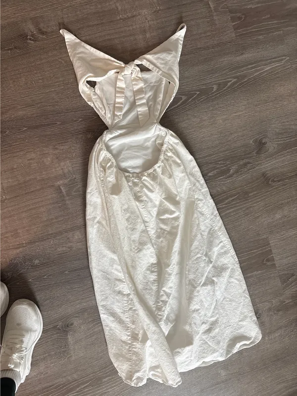 Open back dress White - Image 2