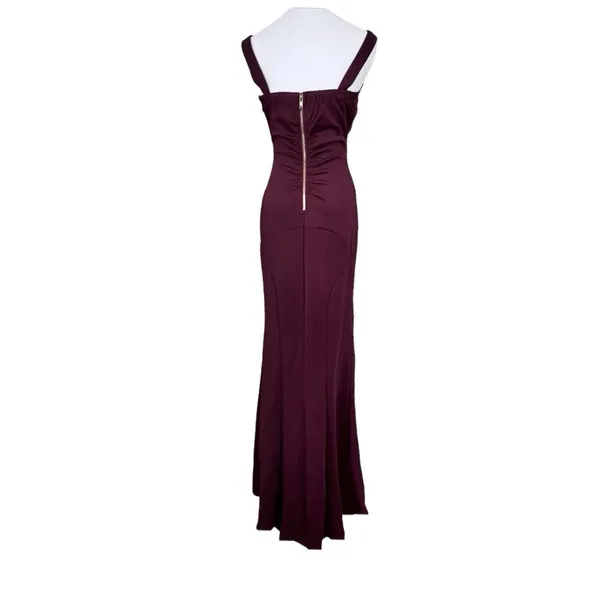 Emerald‎ Sunday Sleeveless Evening Brides Maid Sleeveless Long Dress MEDIUM Slit - Image 6