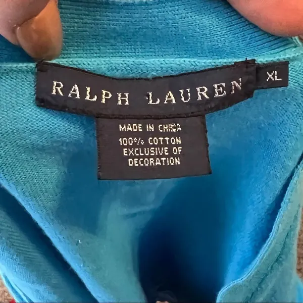 Vintage Ralph Lauren Cropped‎ Cardigan Sweater - Image 6
