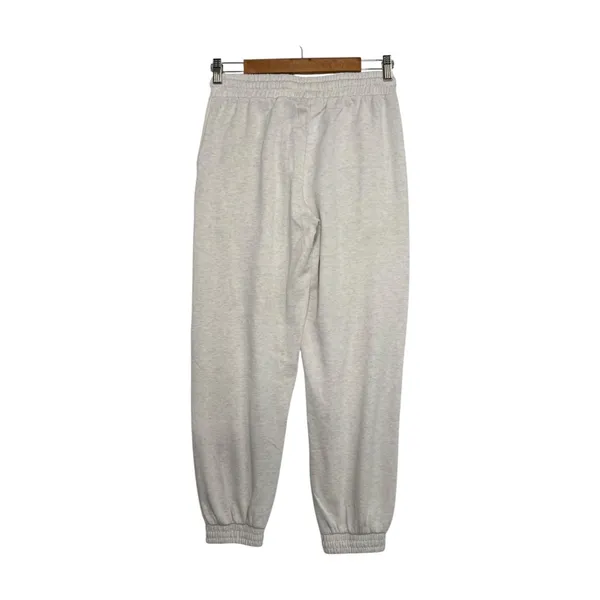 Rip Curl Surf Sweatpants Womens XS Gray Jogger Striped Logo Fleece Lounge Retro - Image 2