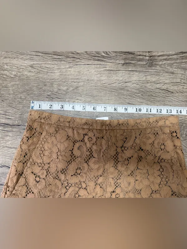 Max Mara tan lace pants size 40 - 8 us - Image 5