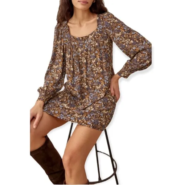 NWT reformation Blake long‎ sleeve shift dress M - Image 2