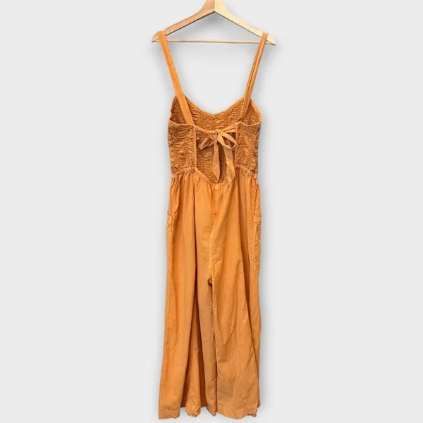Free People Forever And Always Ruched One-piece Jumpsuit Size Medium - Image 7