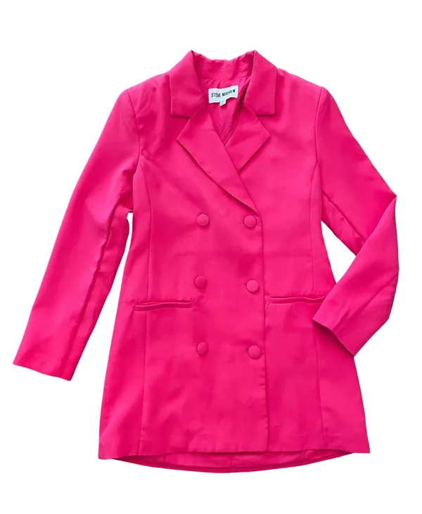 Reagan Dress Hot Pink Size Medium - Image 4