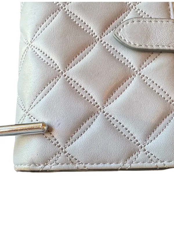 Kate Spade New York Gray Quilted Zip Around Wallet Bifold Organizer - Image 14