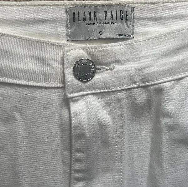 Blank Paige Flare Jeans In White Denim Collection - Image 2