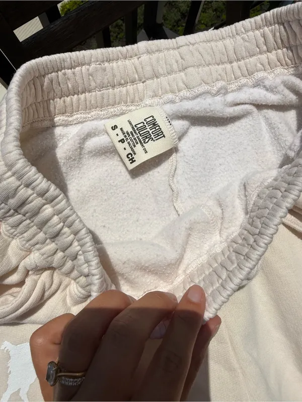 Comfort Colors Cream Jogger Sweatpants - Image 4