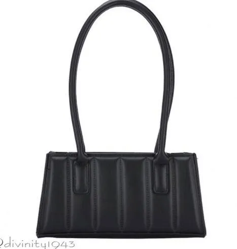 Mod Mini Rectangular Black Bag - Image 2