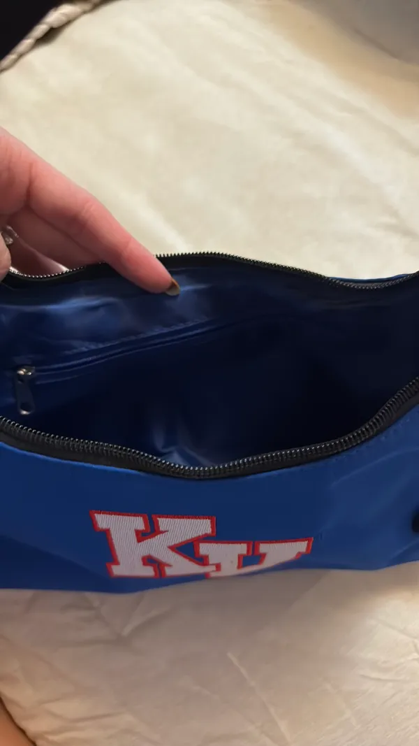 KU purse Blue - Image 4