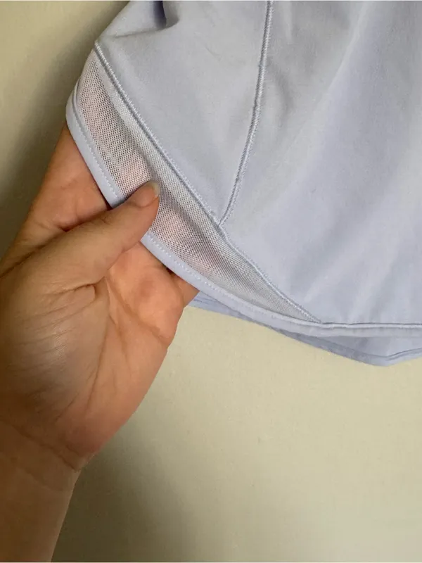 Lululemon Hotty Hot High-Rise Skirt Skort Size 0 Pastel Blue Periwinkle Shorts - Image 4