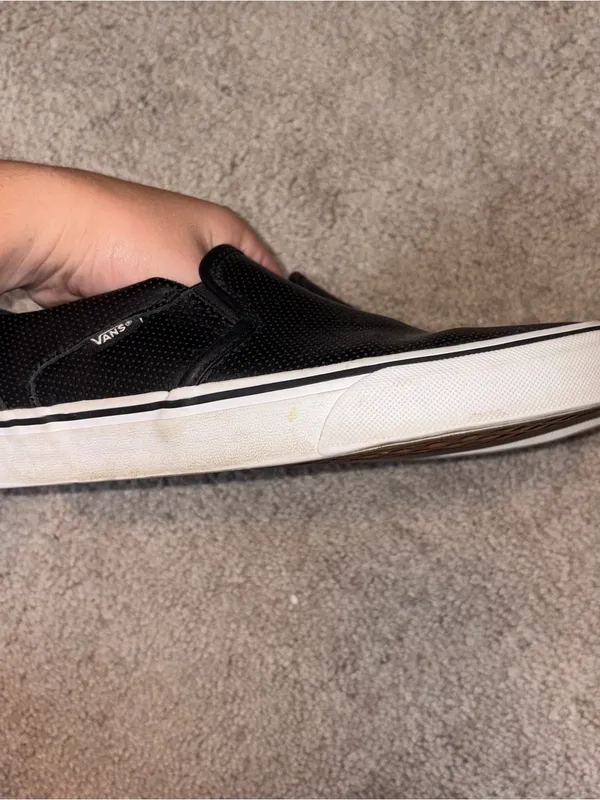 Vans Asher Women's Perforated Slip-On Shoes - Image 4